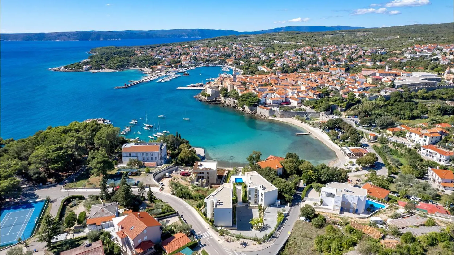 Stunning Apartment In Krk With House Sea View Krk Town